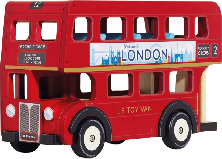 Le Toy Van bus londonien à impériale en bois pour enfants