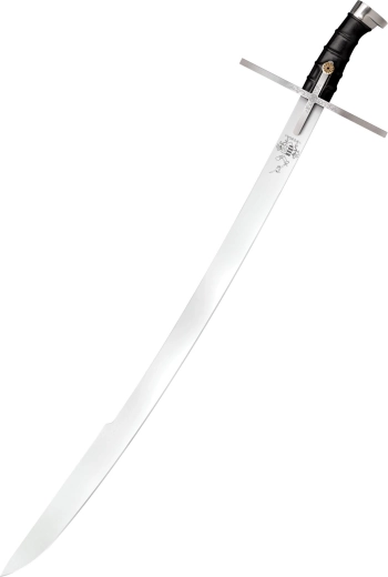 Cold Steel Hungarian saber with leather scabbard, 78.7 cm