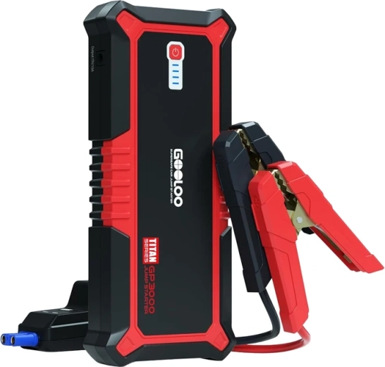 Gooloo GP3000 Starthilfe und Powerbank 12 V 59,2 Wh