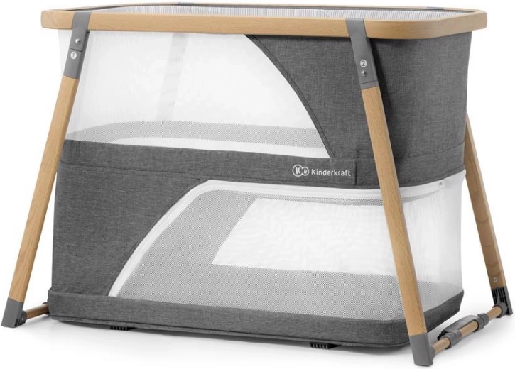 Kinderkraft Beistellbett 4-in-1 Sofi, grau