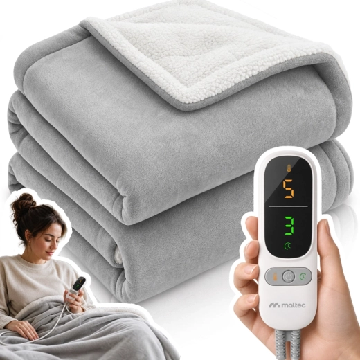 CozyHeat Electric Heated Blanket 160 W, Gray