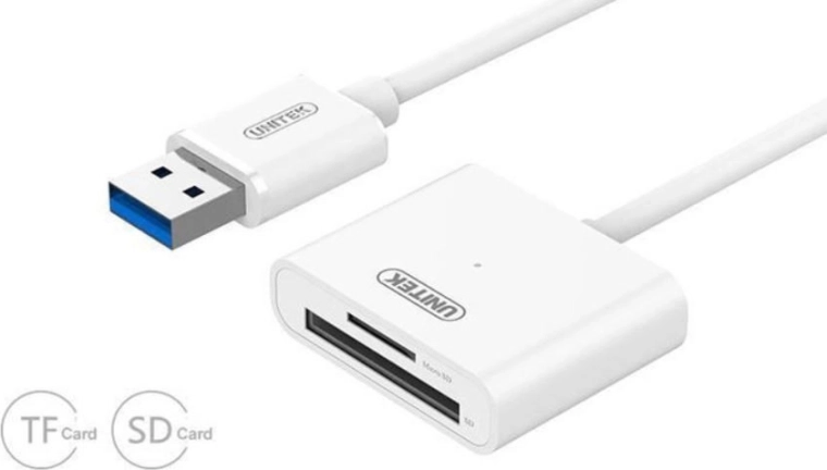USB 3.0 SD/microSD Memory Card Reader Uniteka Y-9321