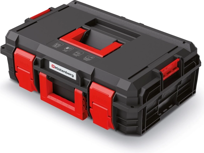 Gereedschapskoffer X‑BLOCK PRO, 546 × 380 × 194 mm, zwart