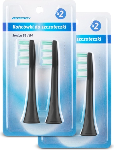 Têtes de rechange pour brosse à dents sonique Berdsen B3, 4 pcs