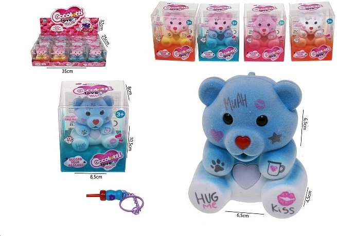 Recording teddy bear with bottle