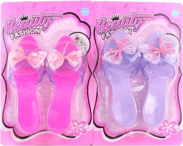 Plastic Bow Dress-Up Shoes for Kids