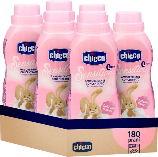 Chicco wasverzachter Baby Sensitive Bloemrijke Omhelzing, geconcentreerd 750 ml (6×30 wasbeurten)
