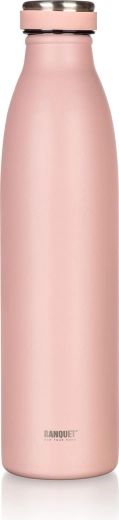 Thermos en acier inoxydable 0,75 l rose SANS