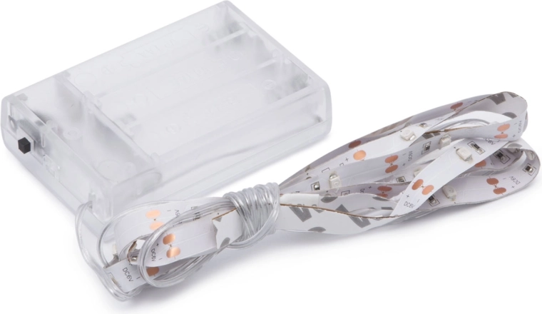 Kleurrijke LED-strip op batterijen 1 m