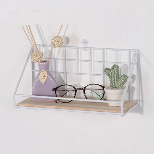 Étagère murale style LOFT 25 cm - blanche