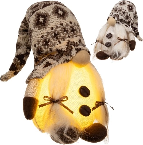 Lutin debout avec éclairage LED