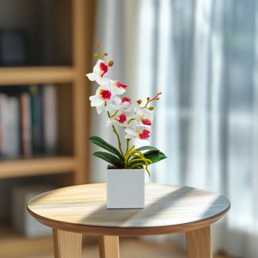 Künstliche dekorative Orchidee 37 cm – 1 Stück