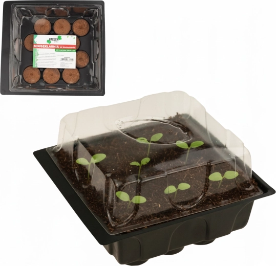 Kiemset – mini-kas met 12 veenpellets