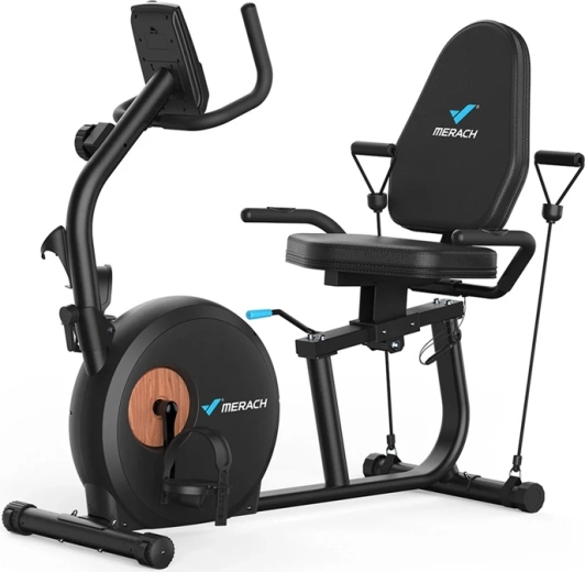 Vélo d’appartement allongé Merach MR-S23B1 noir