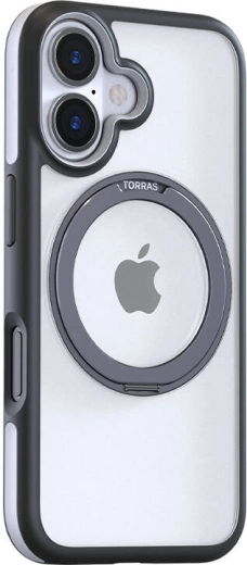 TORRAS Ostand R Fusion Case for iPhone 16 black