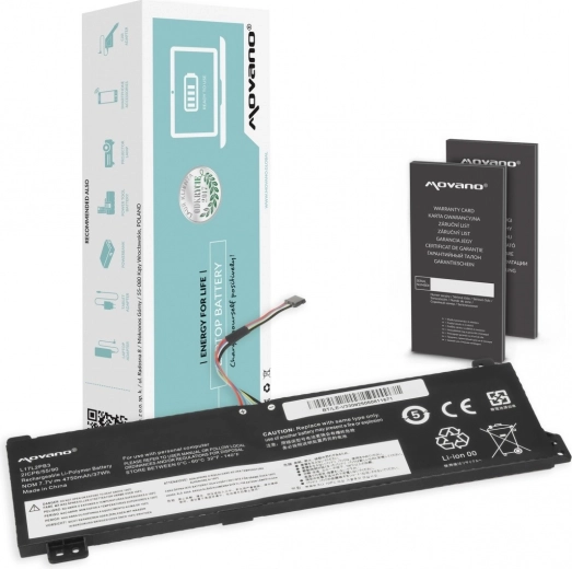 Movano-batterij voor laptop Lenovo V130-15IGM / V330-15IKB / V530-14IKB / V530-15IKB (L17L2PB3) 4750 mAh 37 Wh