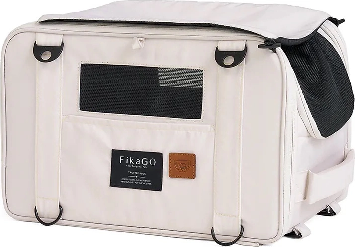 FIKAGO reisdrager voor honden en katten Truffle Plus Creamy Cloud