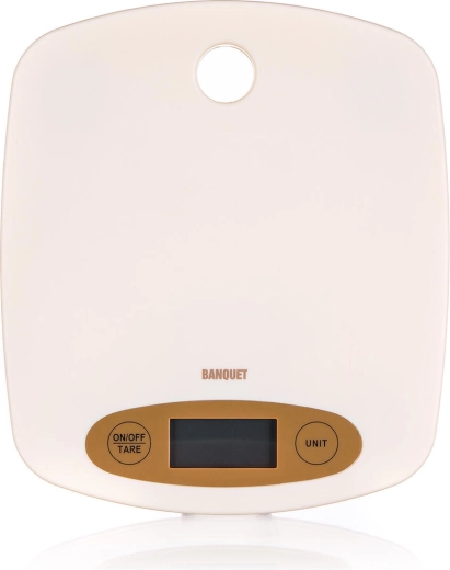 Digitale Küchenwaage BANQUET Culinaria Cream 5 kg