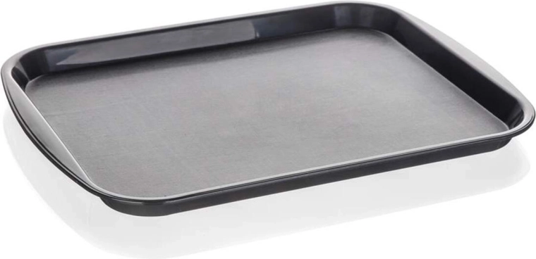 Plateau de service en plastique Culinaria noir 43 × 31 × 2 cm