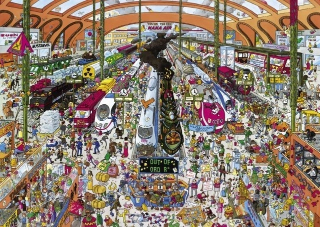 Heye puzzle Train Station 2000 pieces