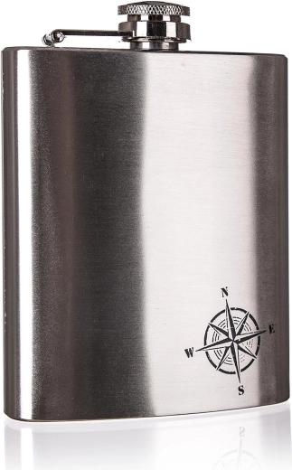 Stainless Steel Hip Flask Akcent North 200 ml