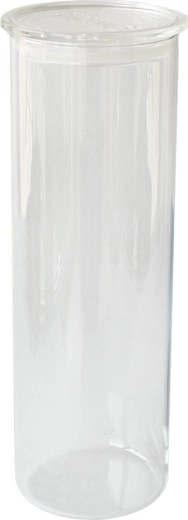 Bocal en verre avec couvercle en plastique 96 × 290 mm