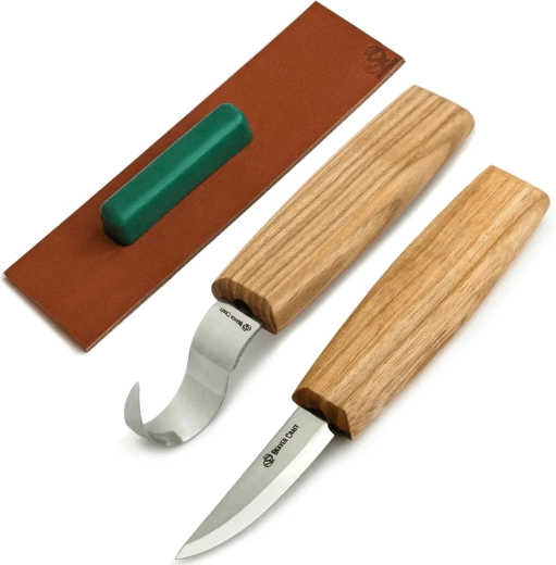 Beavercraft S01 Spoon Carving Set (2 knives and accessories)