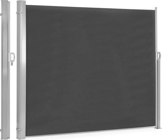 Store latéral extensible 300 × 200 cm, paravent de terrasse de jardin, anthracite