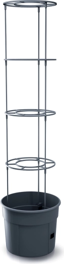 Tomato Grower Tomato Growing Pot with Support Trellis, Anthracite