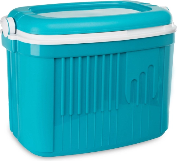 KAMAI ICEBERG 42 L Travel Cooler Bag, turquoise with white handle
