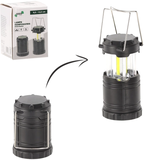 Collapsible Camping Lamp 9.5–13.5 cm