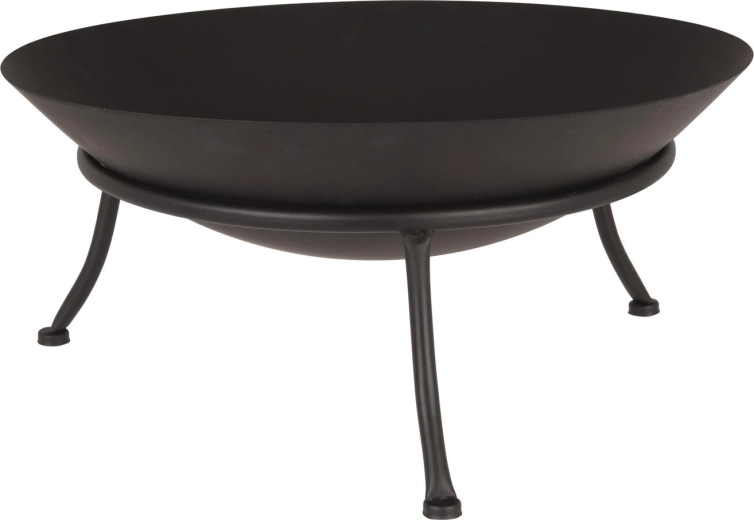 Brasero extérieur portable 47 cm en métal