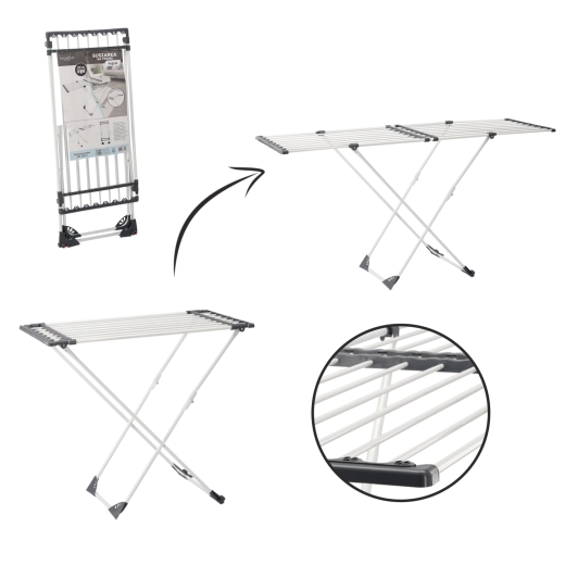 Ausziehbarer Wäscheständer Angela mit verstellbarer Länge