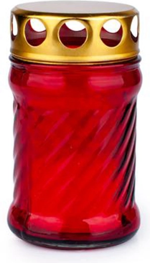 Grave candle in glass Provence – burn time 8 hours