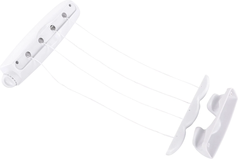 Wall-mounted retractable clothesline dryer Rotor 4, 4 lines, 14 m