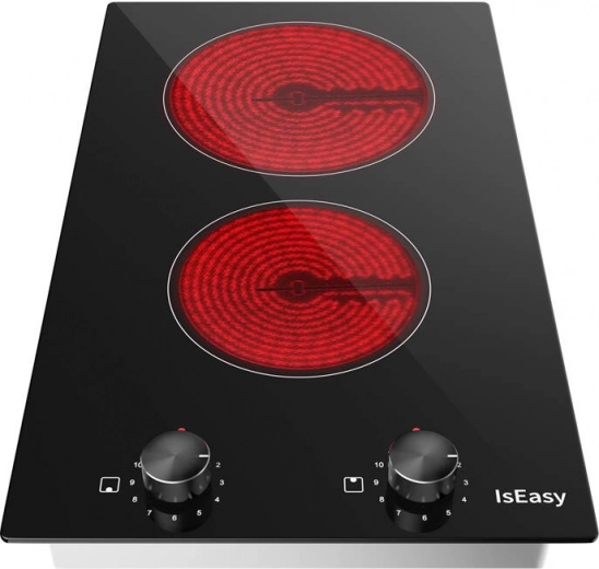 Cuisinière à induction double zone IsEasy avec boutons