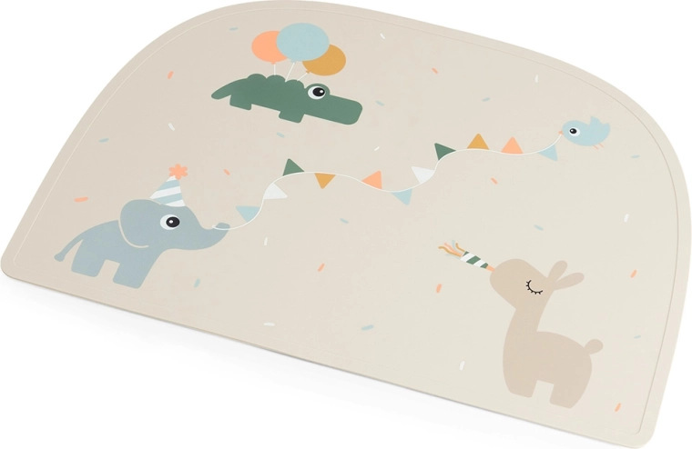 Done by Deer siliconen placemat Celebration zandkleurig