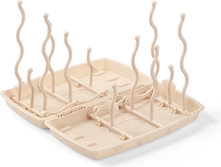 BabyOno égouttoir universel pour biberons et tétines – beige