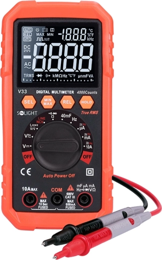 Multimètre numérique Solight V33