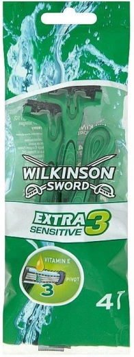 Wilkinson Extra 3 Sensitive Einwegrasierer (4 Stk.)