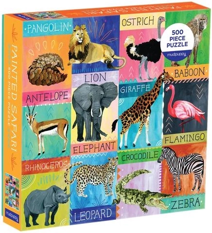 Puzzel Safari-collage - 500 stukjes