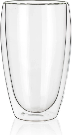 Dubbelwandig glas voor dranken 500 ml DOBLO