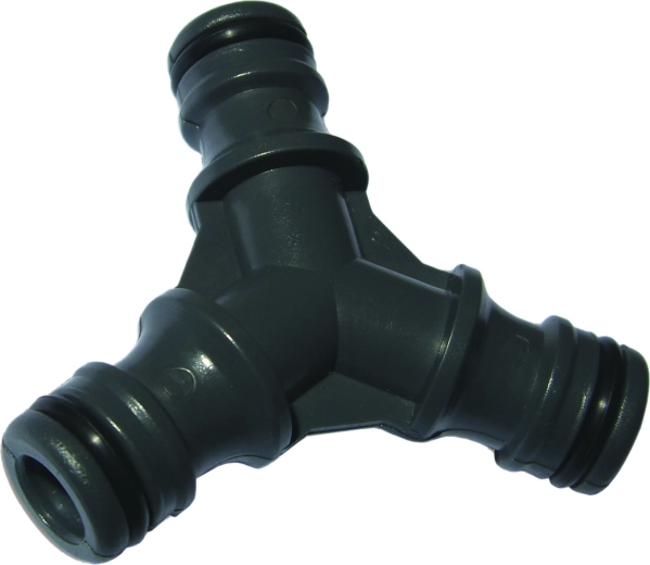 Triangular plastic black connector