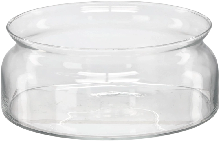 Saladier en verre au galbe moderne 24 cm