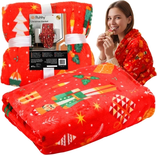 Christmas flannel blanket Ruhhy 150 × 200 cm