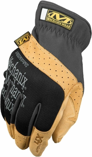 Mechanix werkhandschoenen Material4X FastFit zwart-bruin, maat M