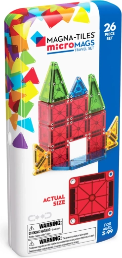 Magna-tiles magnetic building set microMAGS travel set 26 pieces