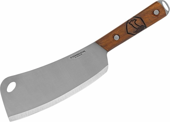 Condor cleaver 18.2 cm in carbon steel with walnut handle