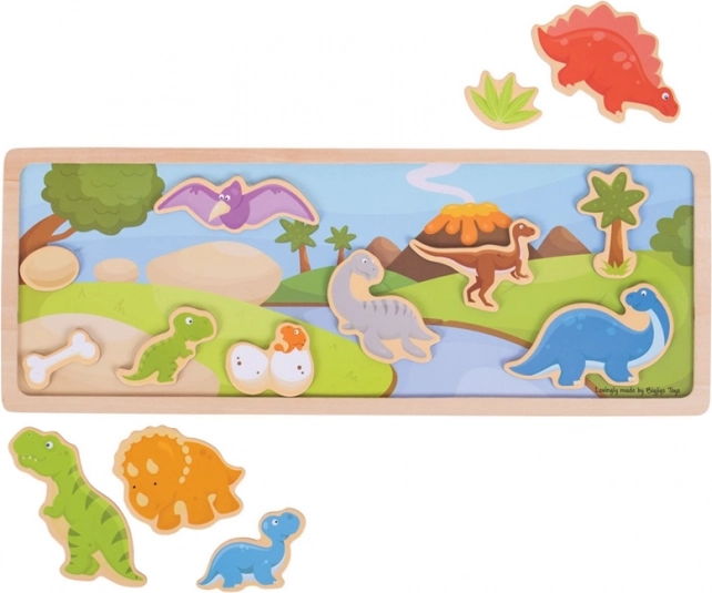 Puzzle magnétiques Dinosaures Bigjigs Toys