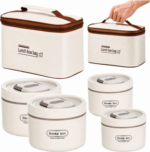 Set of insulated food containers LunchBox, 4 pieces